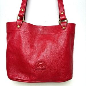 ROWLAND LEATHER Linda Bag Hand Made Hand Crafted Canada Artisan Genuine Leather